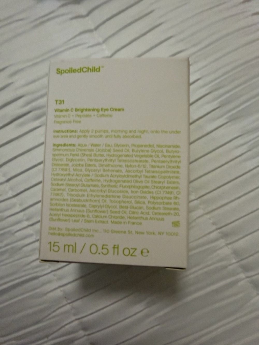 Spoiled Child Eye Cream New - Picture 2 of 4